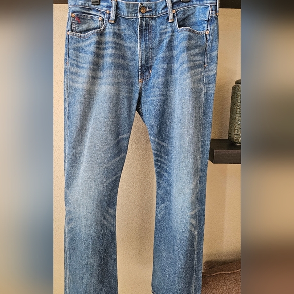Ralph Lauren Classic Blue Denim Jeans 36 X 30 - Picture 1 of 11
